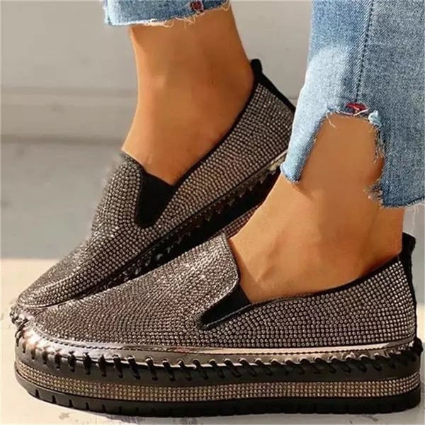 Eveloria Damen Slip-On Sneaker Schillernd