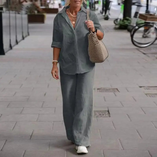 Eveloria Damen Zweiteiler Set Lässig