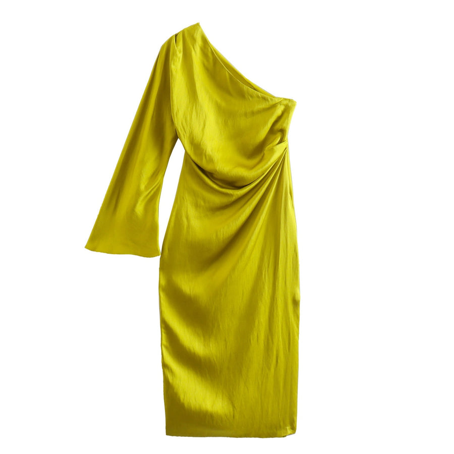 Eveloria Damen Satin Abendkleid