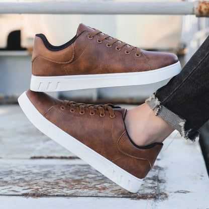 Herren Schnürschuhe Leder Klassisch