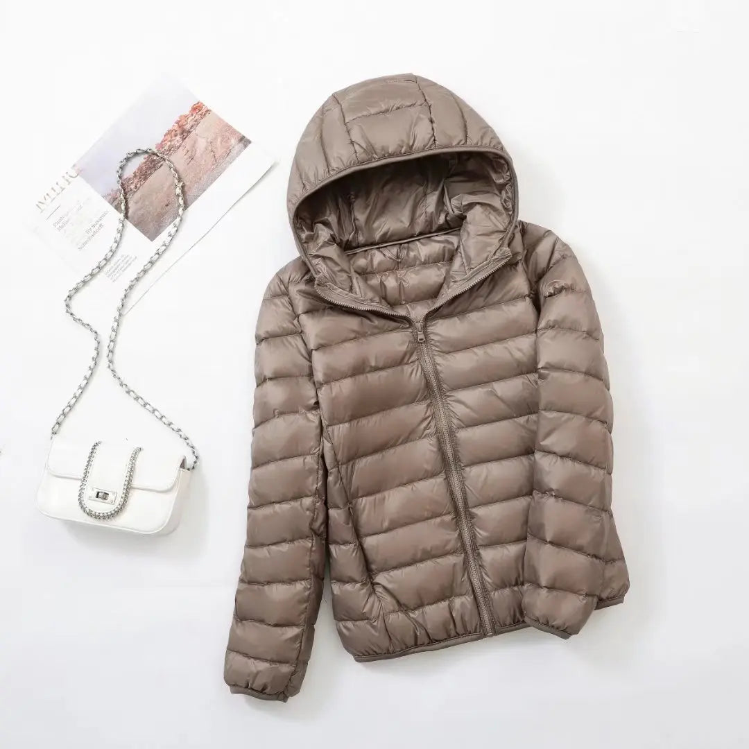 Damen Leichte Daunenjacke Herbst Winter