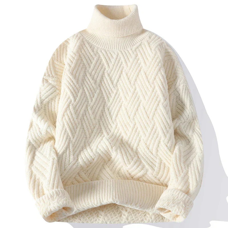 Herrenpullover Strukturdessin Elegantes Design - Norvielle