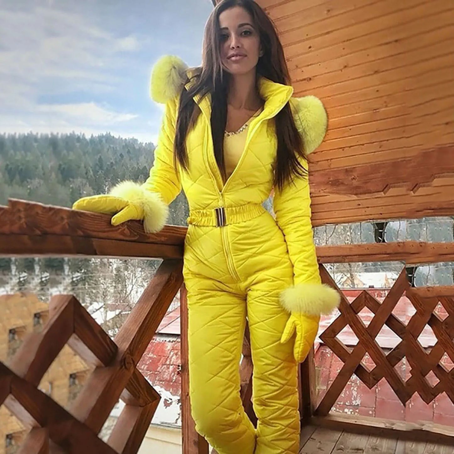 Eveloria Damen Winteroverall Elegant