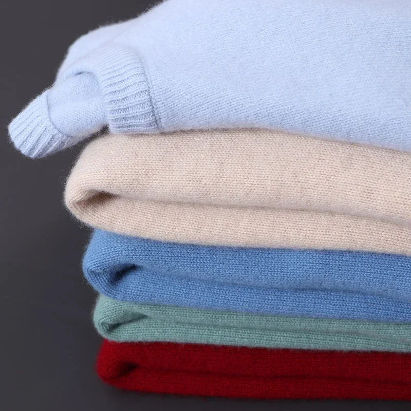 Herren Kurzarm-Pullover Warm