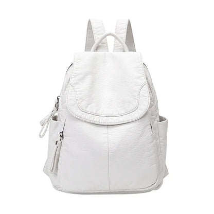 Eveloria Rucksack Gewaschenes Leder Braun