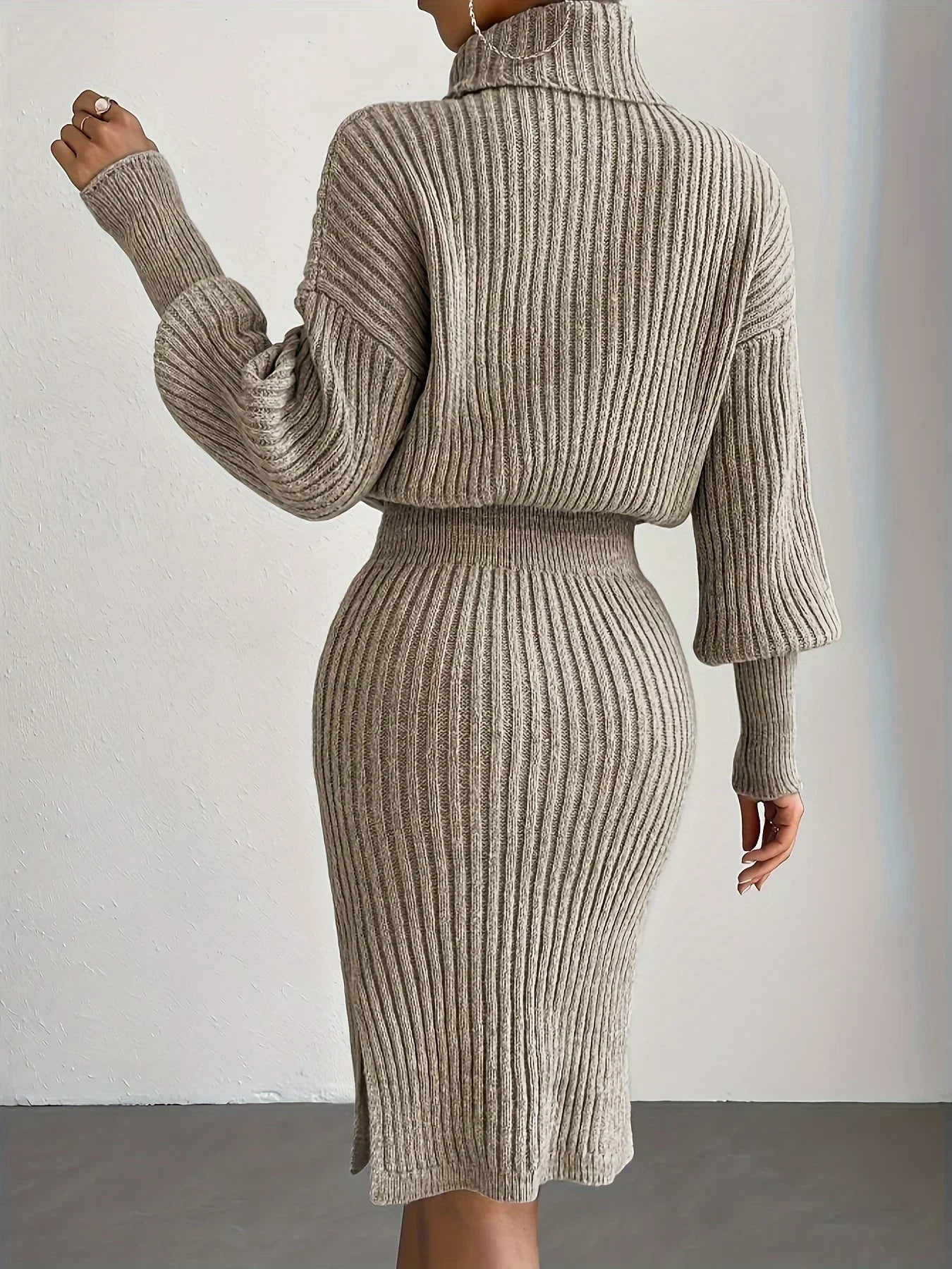 Eveloria Damen Strickset Rock und Oberteil Wärmer Winterlook - Eveloria