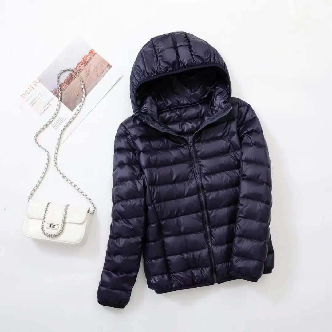 Damen Leichte Daunenjacke Herbst Winter