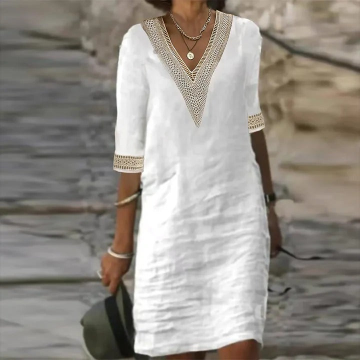 Eveloria Damen Sommerkleid Elegant