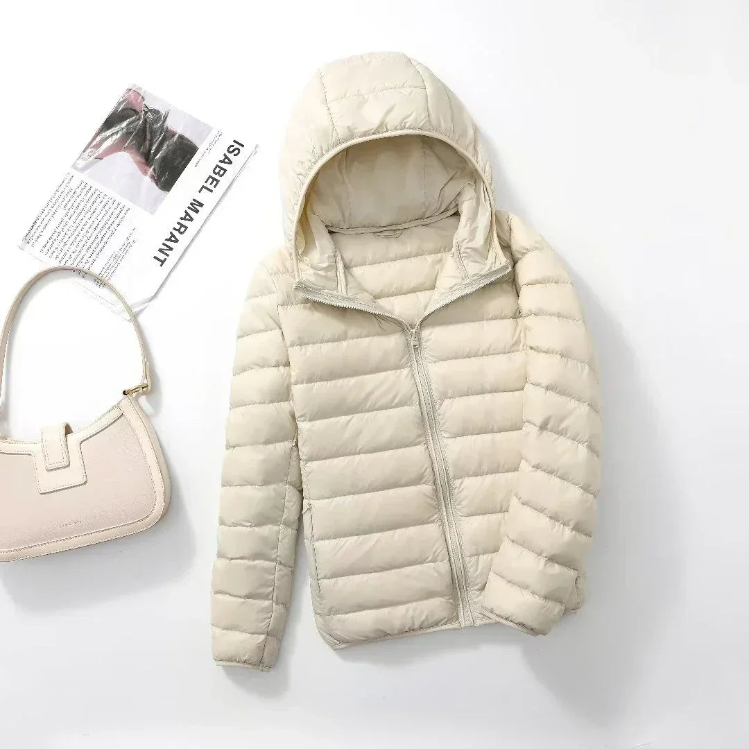 Damen Leichte Daunenjacke Herbst Winter