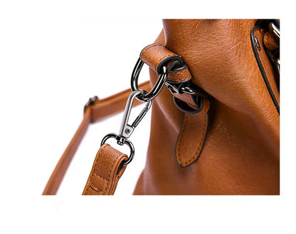 Eveloria Damen Große Handtasche Weiches Material Schulterriemen