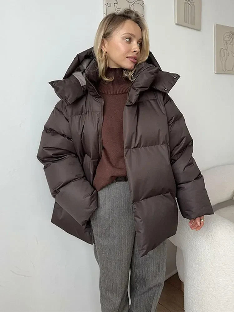 Eveloria Damen Wintermantel Klassisch