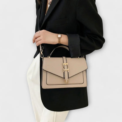 Damen Klassische Schultertasche Elegantes Design Struktur Optik