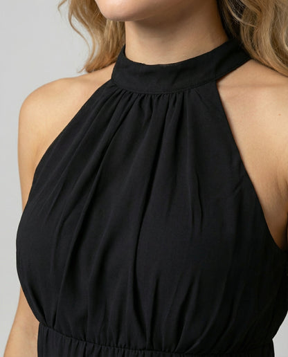 Damen Sommerkleid Rüschen Leicht Blumenmuster