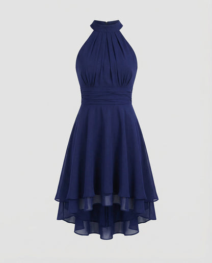 Damen Sommerkleid Rüschen Leicht Blumenmuster
