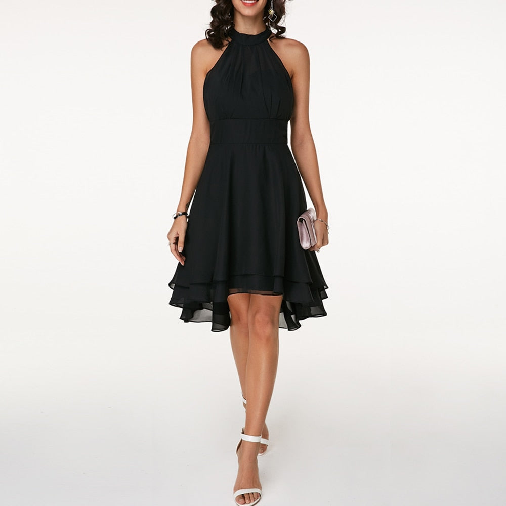 Eveloria Damen A-Linien Kleid Stilvoll