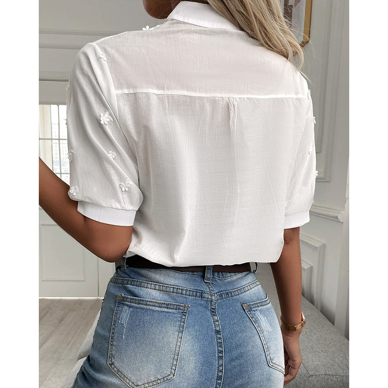 Damen Bluse Weiß