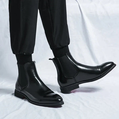 Eveloria Herren Stiefel Leder