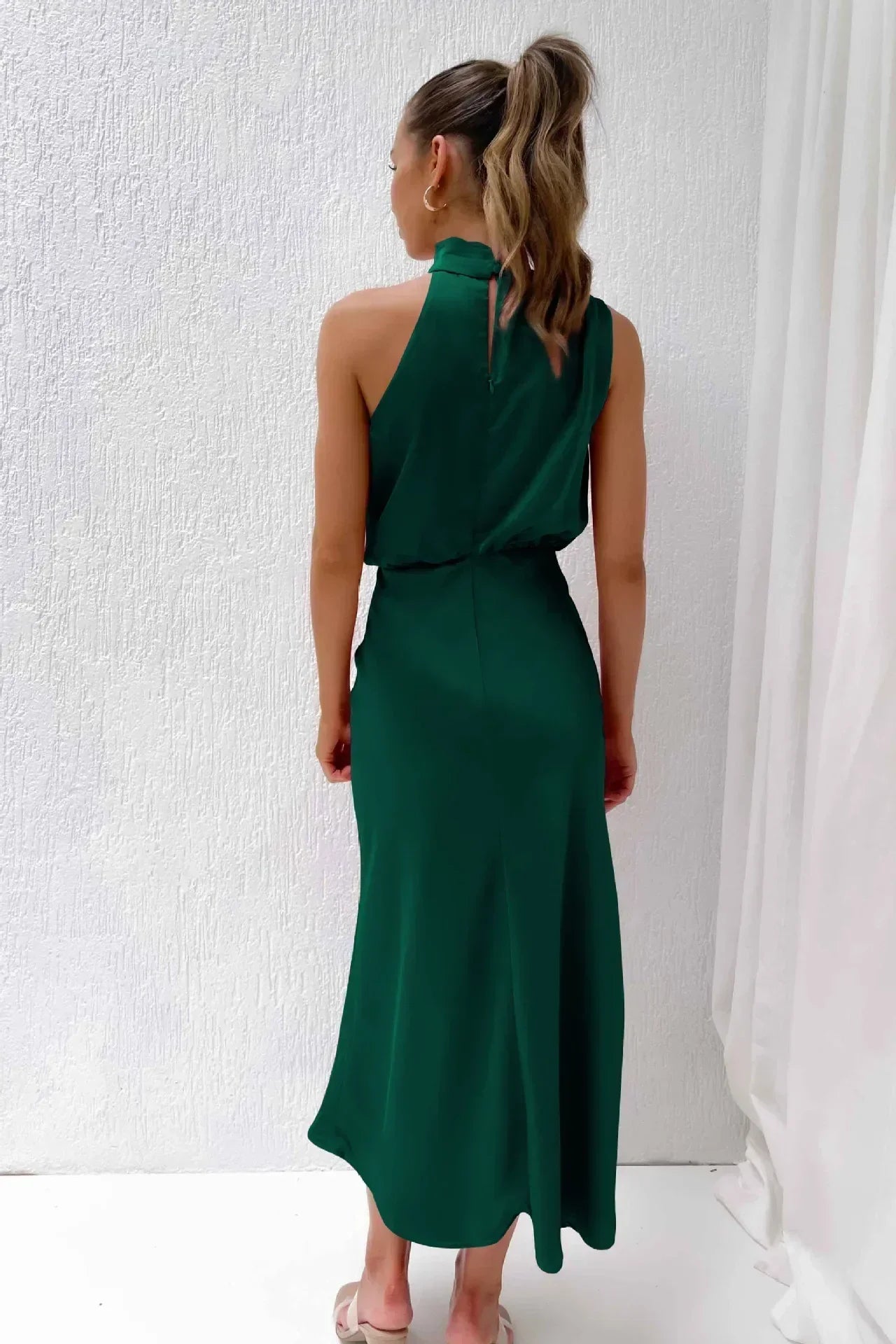 Damen Abendkleid Neckholder Schick