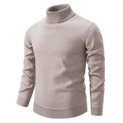 Eveloria Herren Rollkragenpullover Baumwolle
