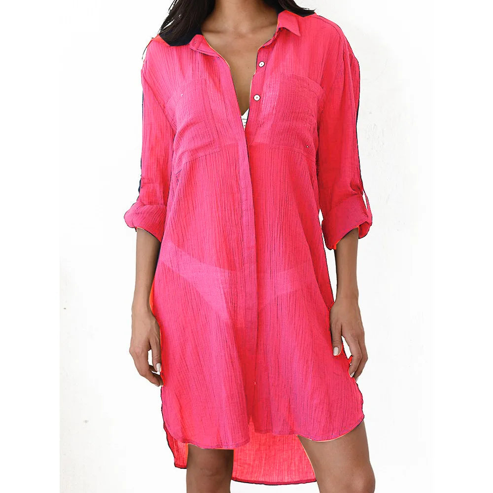 Eveloria Damen Strandkleid Leicht Sommer