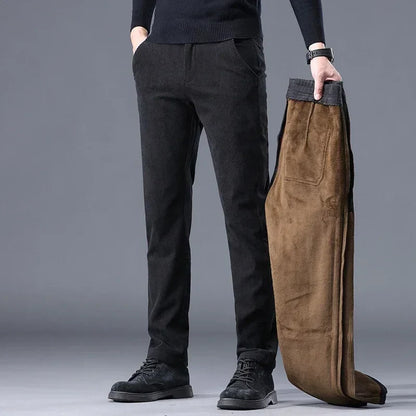 Herren Cordhose Slim Fit Elmsley Fleece