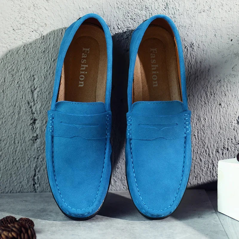 Herren Slip-On Loafers aus Leder Braun