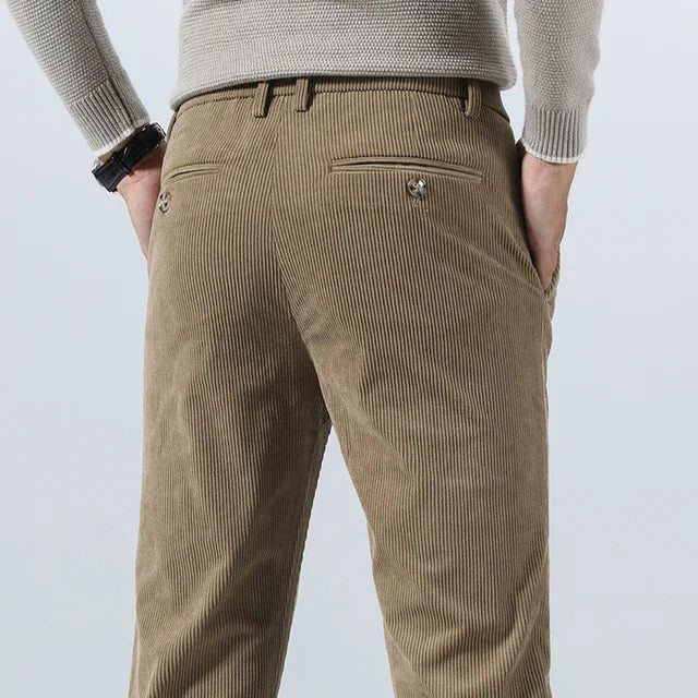 Herren Chino Khaki Moderne Baumwolle