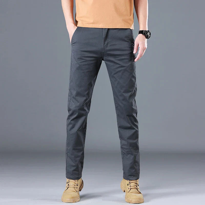 Herren Baumwollhose Slim Fit