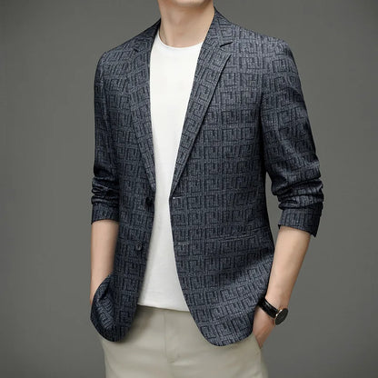 Herren Blazer Geometrisches Muster Modern
