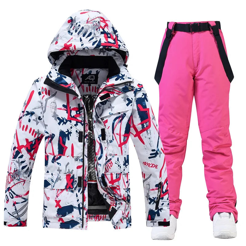 Eveloria Damen Wintersportanzug Zweiteiler