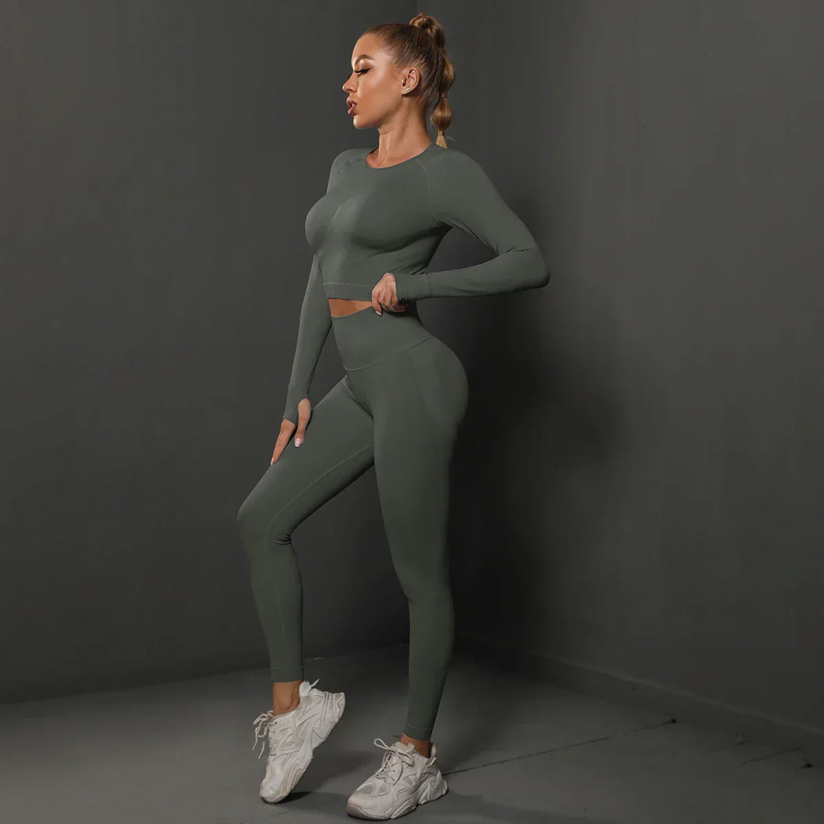Damen Jogginganzug Zweiteilig Sportlich