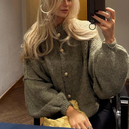 Eveloria Damen Übergroßer Cardigan Bequem