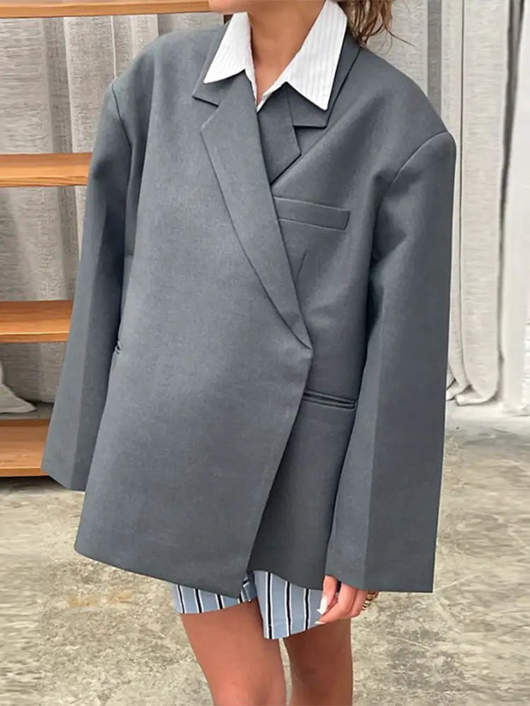 Eveloria Damen Übergroßer Blazer - Eveloria