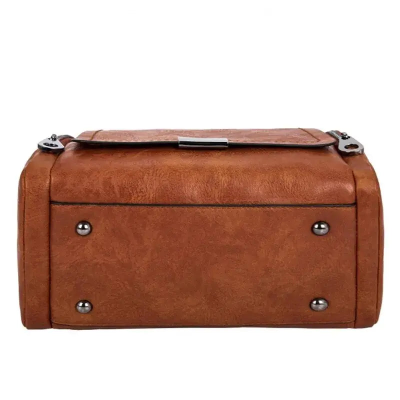 Eveloria Damen Handtasche Weiches Leder Riemen Reißverschluss