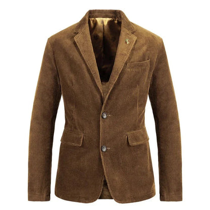 Herren Cord-Blazer Braun Klassisch - Norvielle