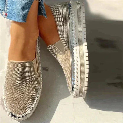 Eveloria Damen Slip-On Sneaker Schillernd - Eveloria
