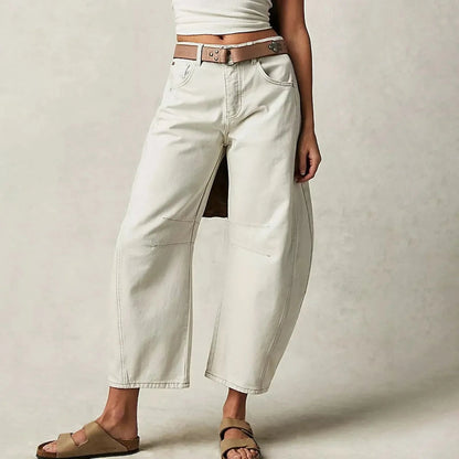 Damen Baggy Jeans Bequem