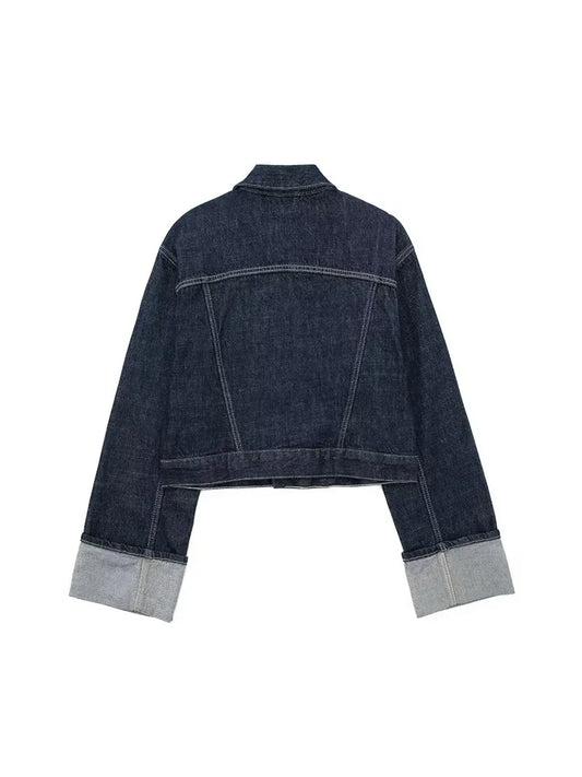 Eveloria Damen Denim-Jacke Blau - Eveloria