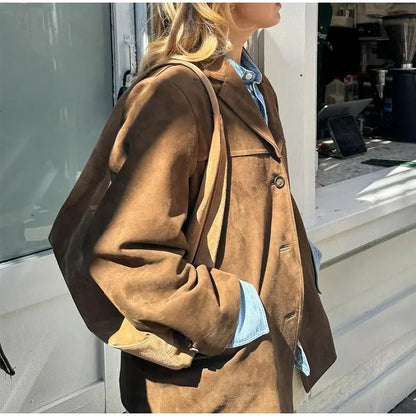 Eveloria Damen Blazer Übergangsjacke