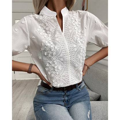 Damen Bluse Weiß