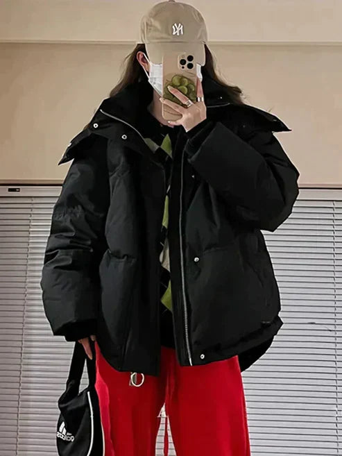 Eveloria Damen Gepolsterte Winterjacke