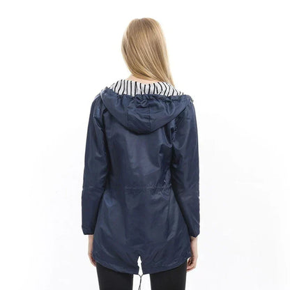 Eveloria Damen Wasserdichter Parka Kapuze - Eveloria