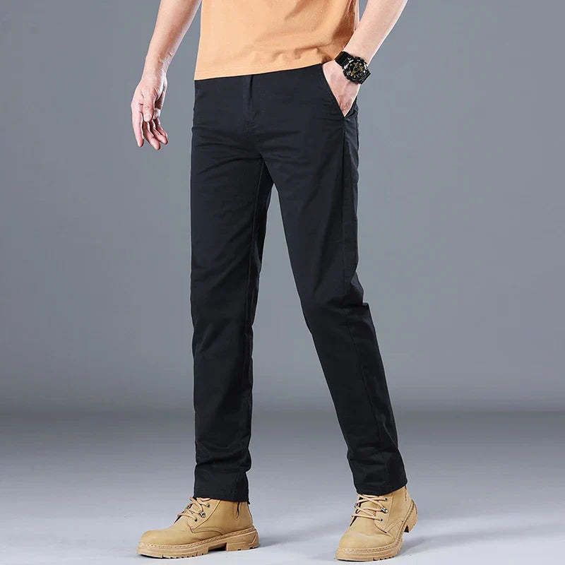 Herren Baumwollhose Slim Fit