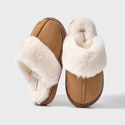 Saphira Damen Winterhausschuhe Weiches Fellfutter Warm
