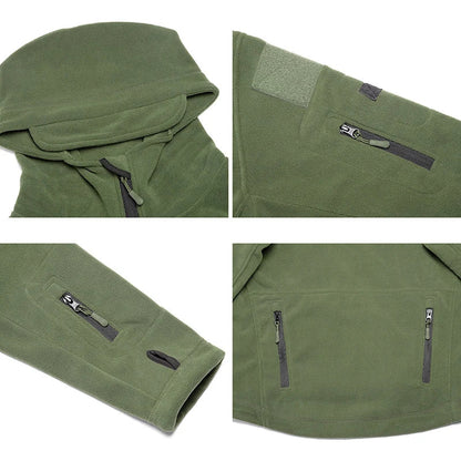 Eveloria Herren Taktische Fleecejacke