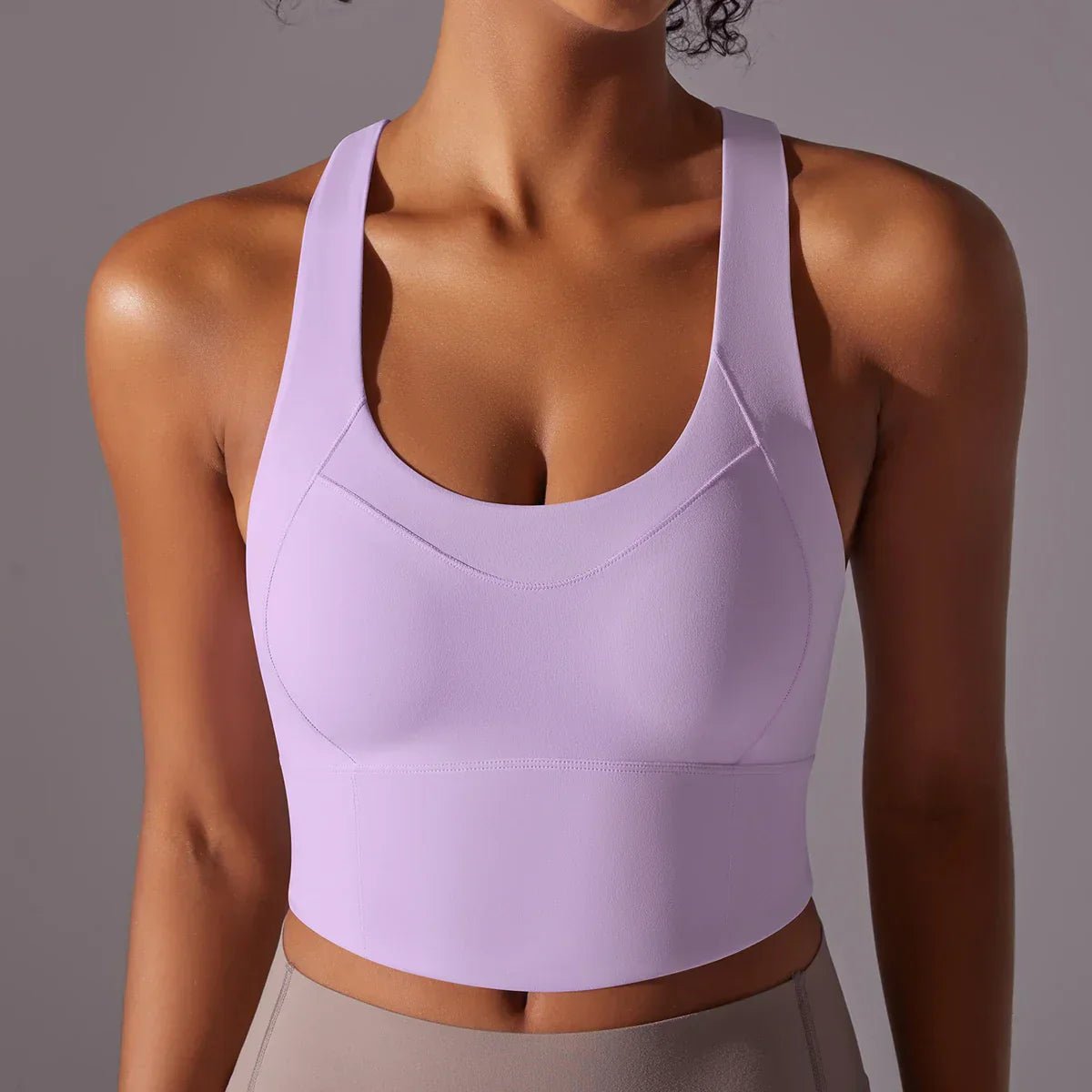 Eveloria Damen Yoga-Bh Atmungsaktives Material Eng Anliegend