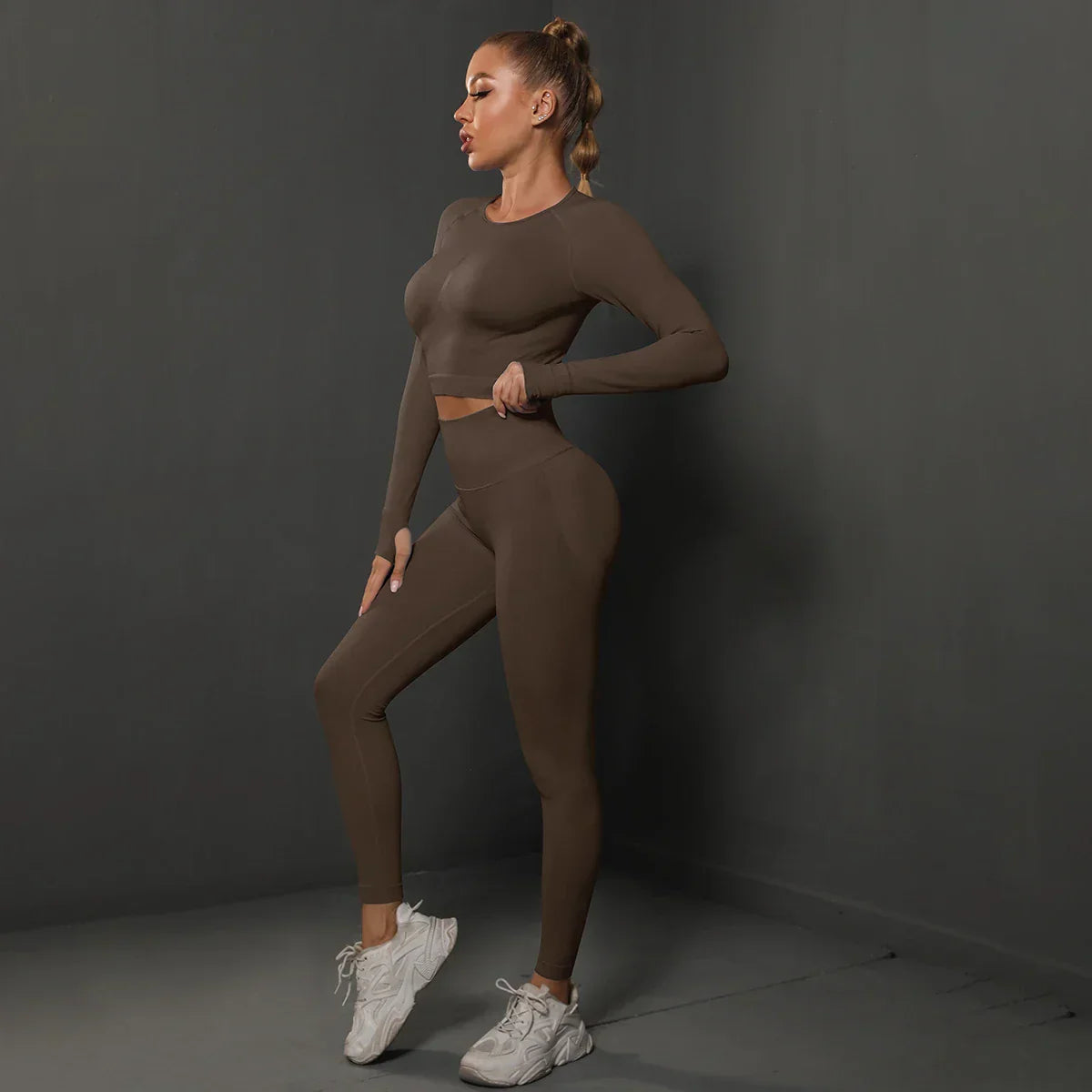 Damen Jogginganzug Zweiteilig Sportlich