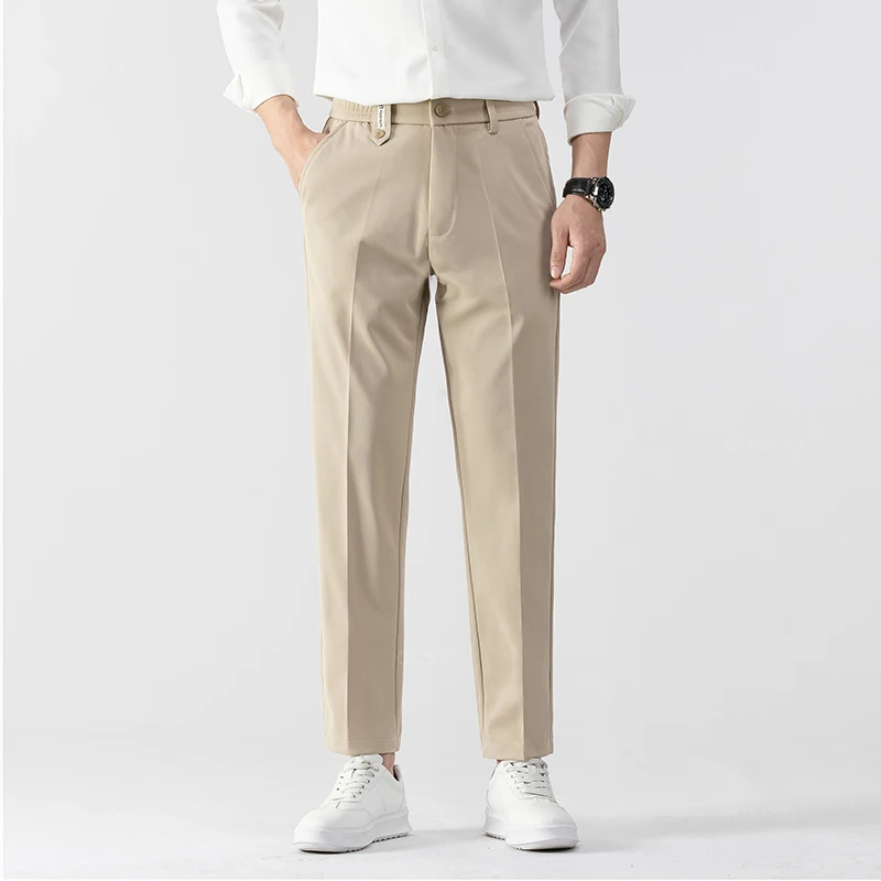 Herrenhose Beige Maßgeschneiderter Komfort - Norvielle