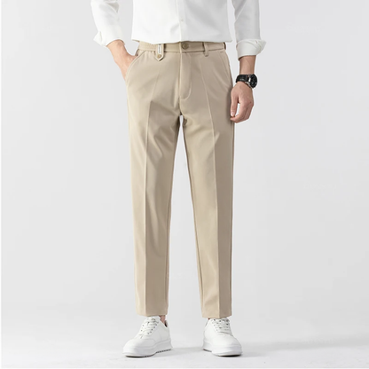 Herrenhose Beige Maßgeschneiderter Komfort - Norvielle