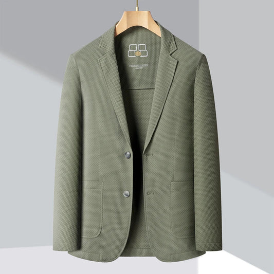 Herren Blazer Modisch Schwarz - Norvielle
